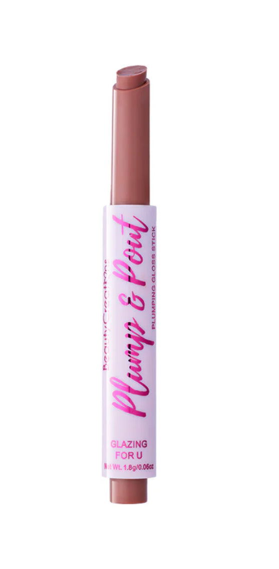 PLUMP & POUT PLUMPING GLOSS STICK “Glazing For U- Nude Beige”