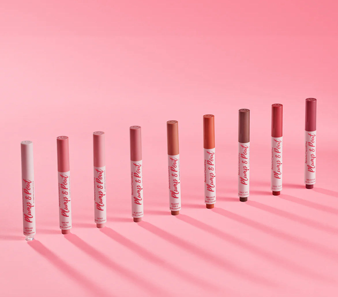 PLUMP & POUT PLUMPING GLOSS STICK “Lets Be Clear”