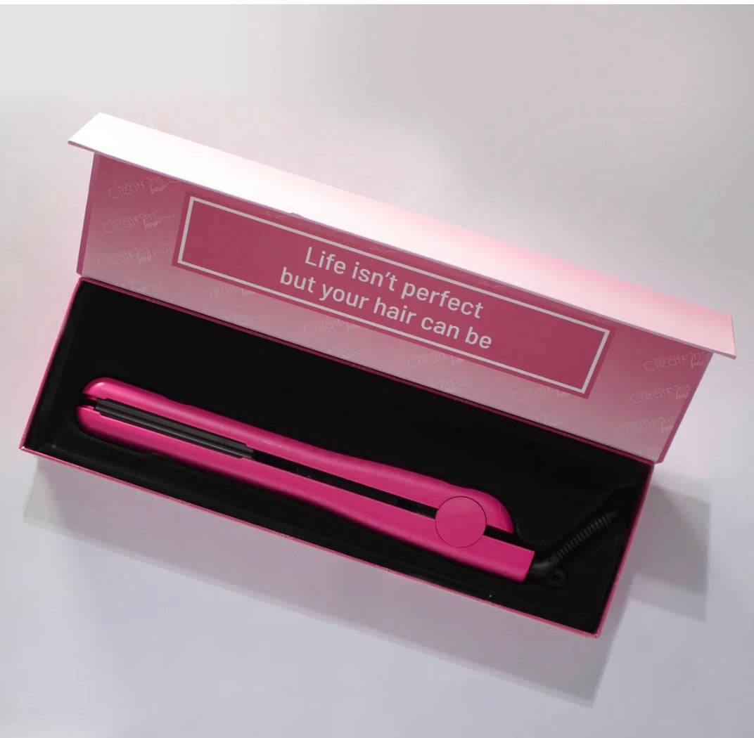 PINK HAIR STRAIGHTENER