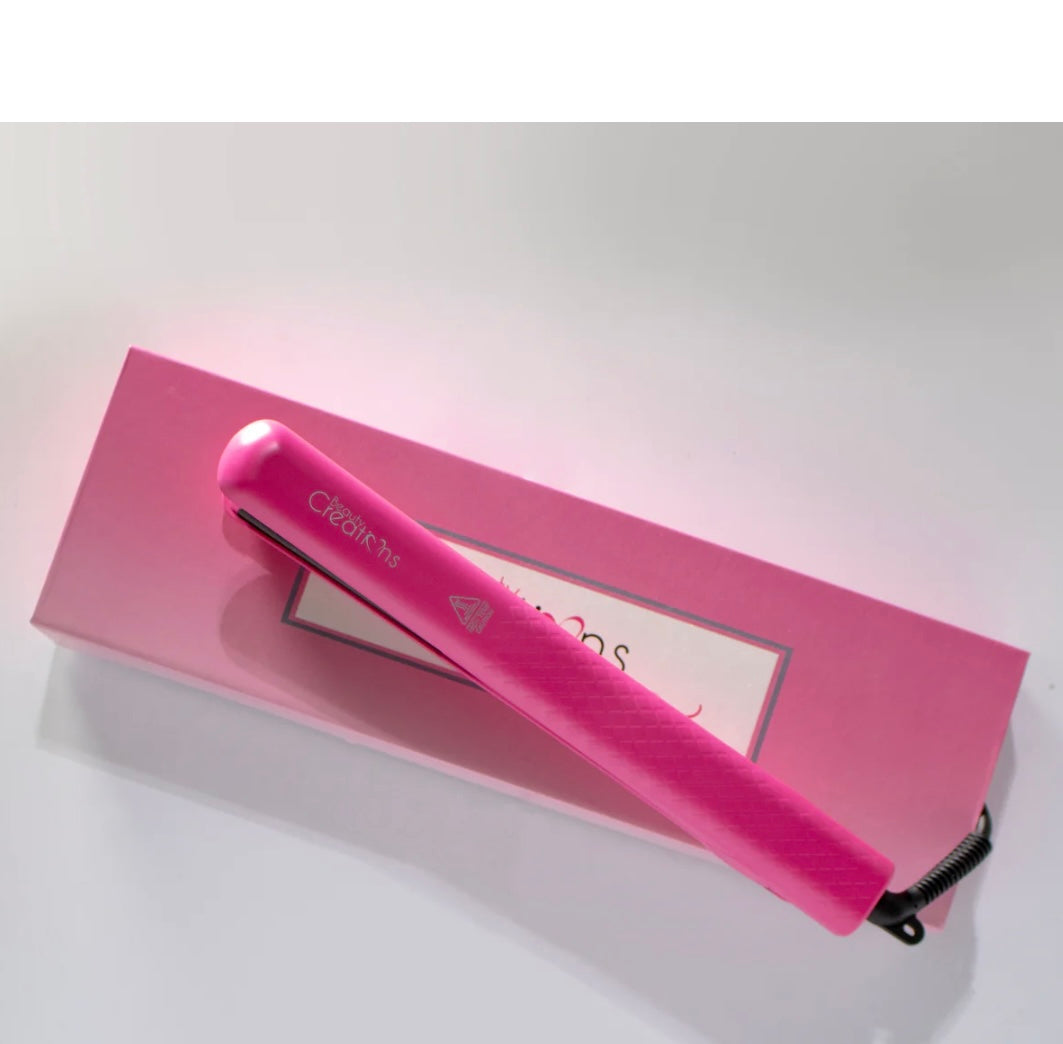 PINK HAIR STRAIGHTENER